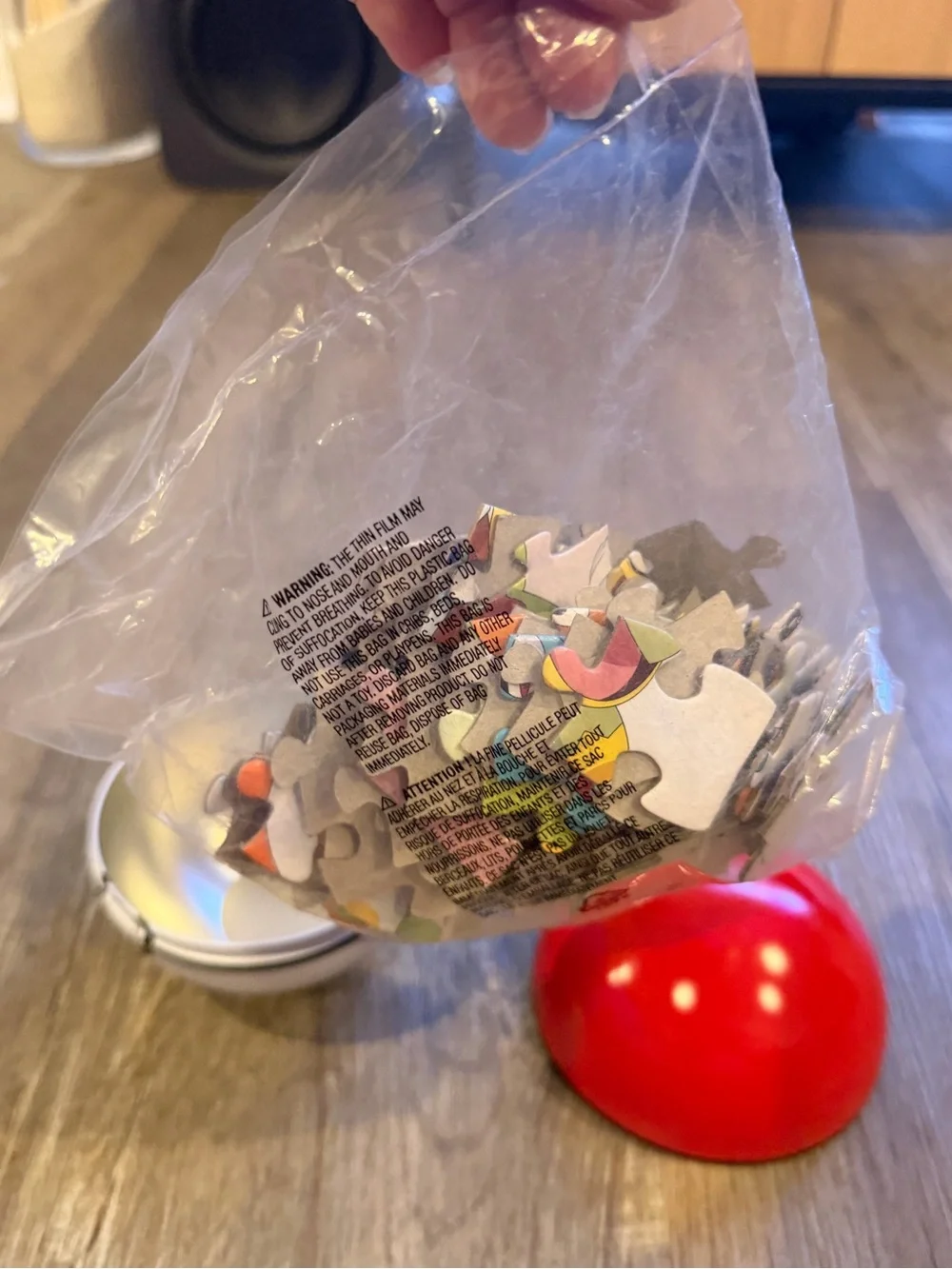 Pokemon Red & White Pokeball Puzzle Toy